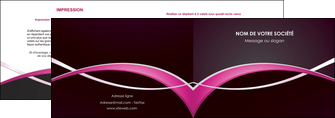 exemple depliant 2 volets  4 pages  web design texture contexture structure MLGI90988