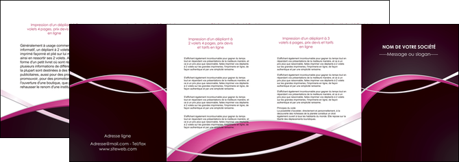 faire depliant 4 volets  8 pages  web design texture contexture structure MLGI91004