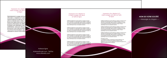 faire depliant 4 volets  8 pages  web design texture contexture structure MLGI91004