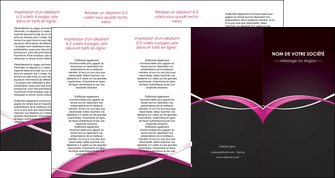 realiser depliant 4 volets  8 pages  web design texture contexture structure MLGI91008