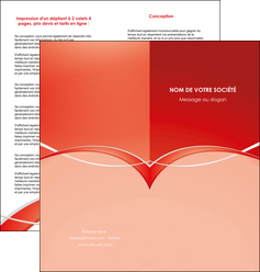 personnaliser maquette depliant 2 volets  4 pages  web design texture contexture abstrait MID91448