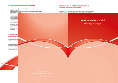 exemple depliant 2 volets  4 pages  web design texture contexture abstrait MID91460