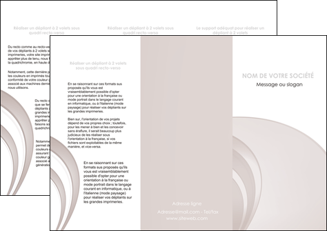 cree depliant 3 volets  6 pages  web design texture contexture structure MFLUOO92410
