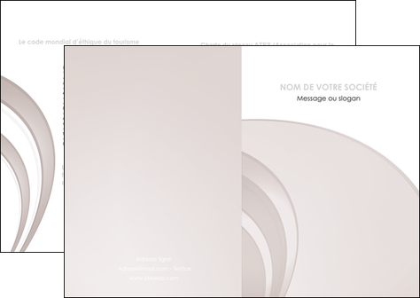 personnaliser maquette depliant 2 volets  4 pages  web design texture contexture structure MFLUOO92438