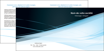 faire depliant 2 volets  4 pages  web design texture contexture structure MIDLU92796