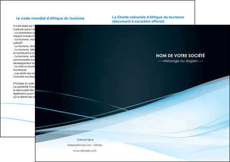 modele en ligne depliant 2 volets  4 pages  web design texture contexture structure MFLUOO92806