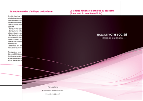 cree depliant 2 volets  4 pages  web design texture contexture structure MIDLU92910