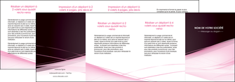 faire depliant 4 volets  8 pages  web design texture contexture structure MIDLU92920