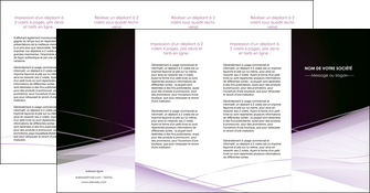 modele depliant 4 volets  8 pages  reseaux texture contexture structure MIDLU93098