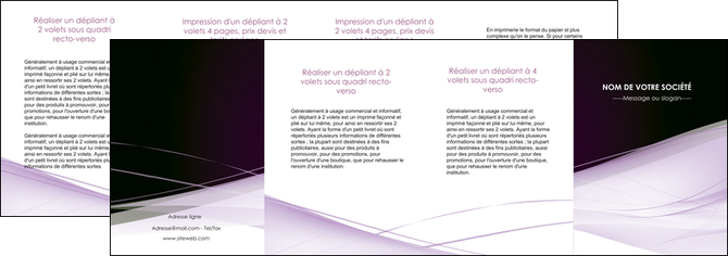 personnaliser modele de depliant 4 volets  8 pages  reseaux texture contexture structure MIDLU93100