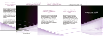 personnaliser modele de depliant 4 volets  8 pages  reseaux texture contexture structure MIDLU93100