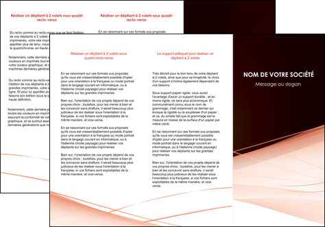 realiser depliant 3 volets  6 pages  web design texture contexture structure MIDLU93416