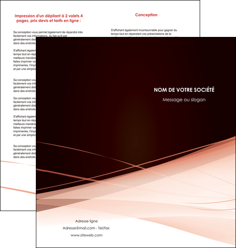 maquette en ligne a personnaliser depliant 2 volets  4 pages  web design texture contexture structure MIDLU93418