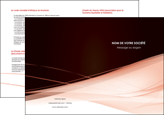 personnaliser maquette depliant 2 volets  4 pages  web design texture contexture structure MIDLU93430
