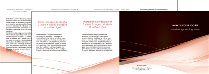 faire depliant 4 volets  8 pages  web design texture contexture structure MFLUOO93438
