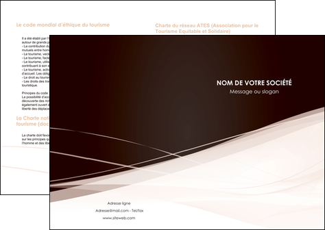 modele en ligne depliant 2 volets  4 pages  web design texture contexture structure MIDLU93448