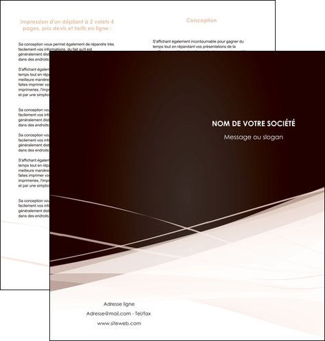 cree depliant 2 volets  4 pages  web design texture contexture structure MIDLU93470