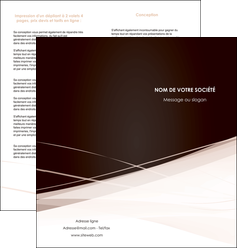 cree depliant 2 volets  4 pages  web design texture contexture structure MIDLU93470