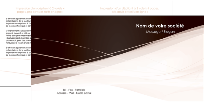 imprimer depliant 2 volets  4 pages  web design texture contexture structure MIDLU93472