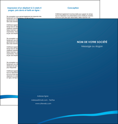 creer modele en ligne depliant 2 volets  4 pages  web design texture contexture structure MIDLU93504