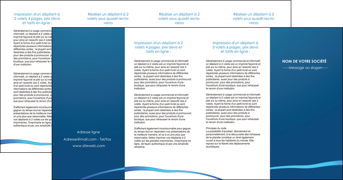 exemple depliant 4 volets  8 pages  web design texture contexture structure MIDLU93542