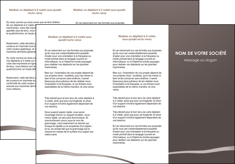 cree depliant 3 volets  6 pages  web design texture contexture structure MIDLU93554