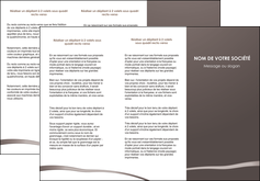 cree depliant 3 volets  6 pages  web design texture contexture structure MIDLU93554