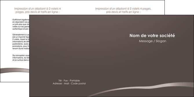 modele en ligne depliant 2 volets  4 pages  web design texture contexture structure MIDLU93558