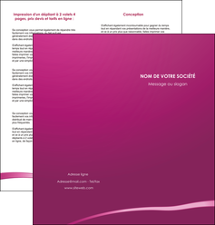 creer modele en ligne depliant 2 volets  4 pages  web design texture contexture structure MIDLU93608