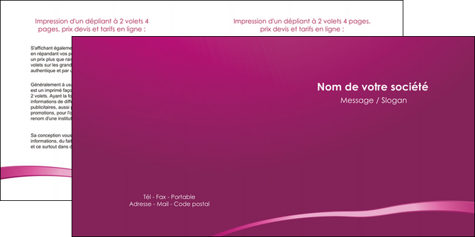 maquette en ligne a personnaliser depliant 2 volets  4 pages  web design texture contexture structure MIDLU93610