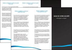 cree depliant 3 volets  6 pages  web design texture contexture structure MIDLU93722