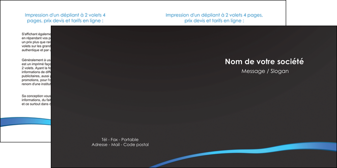imprimer depliant 2 volets  4 pages  web design texture contexture structure MIDLU93726