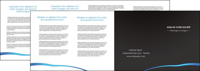 imprimerie depliant 4 volets  8 pages  web design texture contexture structure MIDLU93758
