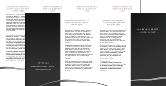 faire depliant 4 volets  8 pages  web design texture contexture structure MIDLU93814