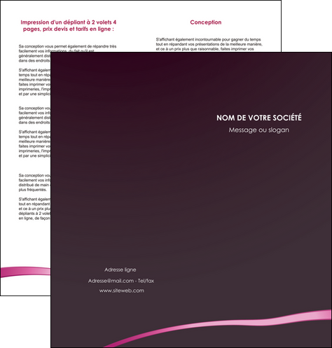 imprimer depliant 2 volets  4 pages  web design texture contexture structure MIDLU93828