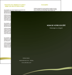 faire depliant 2 volets  4 pages  web design texture contexture structure MIDLU93880
