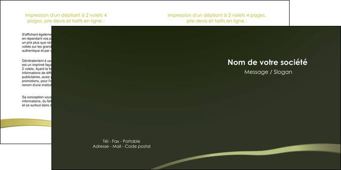 faire depliant 2 volets  4 pages  web design texture contexture structure MIDLU93882