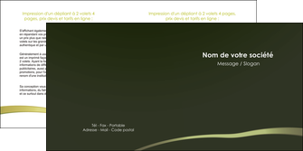 faire depliant 2 volets  4 pages  web design texture contexture structure MIDLU93882