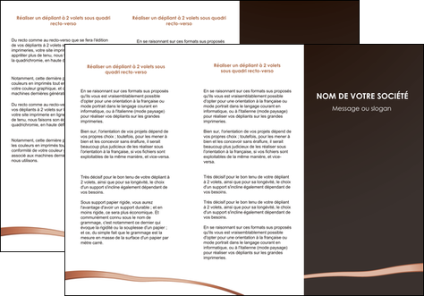 imprimer depliant 3 volets  6 pages  web design texture contexture structure MIDLU93960