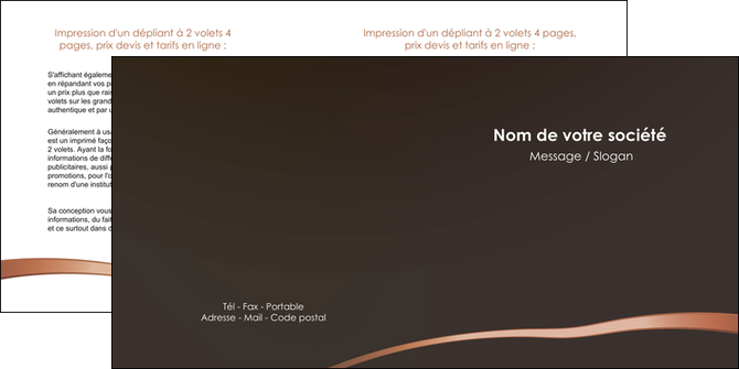 modele en ligne depliant 2 volets  4 pages  web design texture contexture structure MIDLU93964