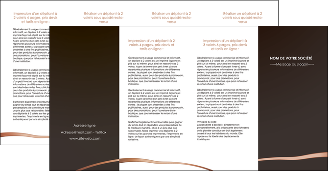realiser depliant 4 volets  8 pages  web design texture contexture structure MIDLU94000