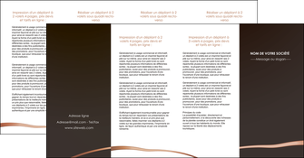realiser depliant 4 volets  8 pages  web design texture contexture structure MIDLU94000