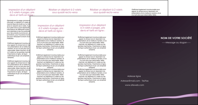 modele depliant 4 volets  8 pages  web design texture contexture structure MIDLU94054