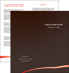 personnaliser maquette depliant 2 volets  4 pages  web design contexture structure fond MIDLU94072