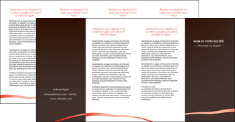 faire modele a imprimer depliant 4 volets  8 pages  web design contexture structure fond MIDLU94110