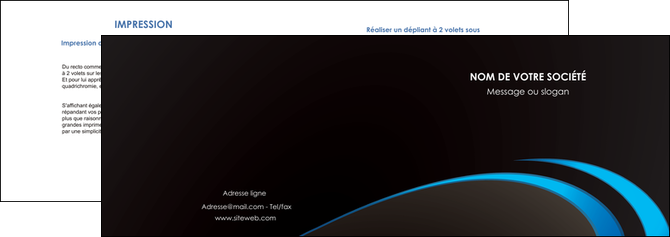 imprimer depliant 2 volets  4 pages  web design contexture structure fond MIDLU94218