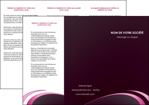 creation graphique en ligne depliant 3 volets  6 pages  contexture structure fond MIDLU94312