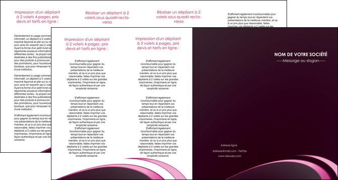 impression depliant 4 volets  8 pages  contexture structure fond MIDBE94352