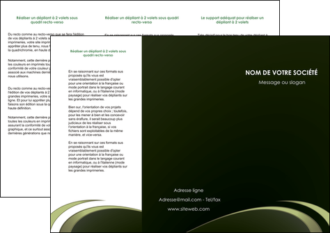 realiser depliant 3 volets  6 pages  texture contexture structure MIDLU94364
