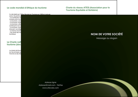 faire depliant 2 volets  4 pages  texture contexture structure MIDLU94392